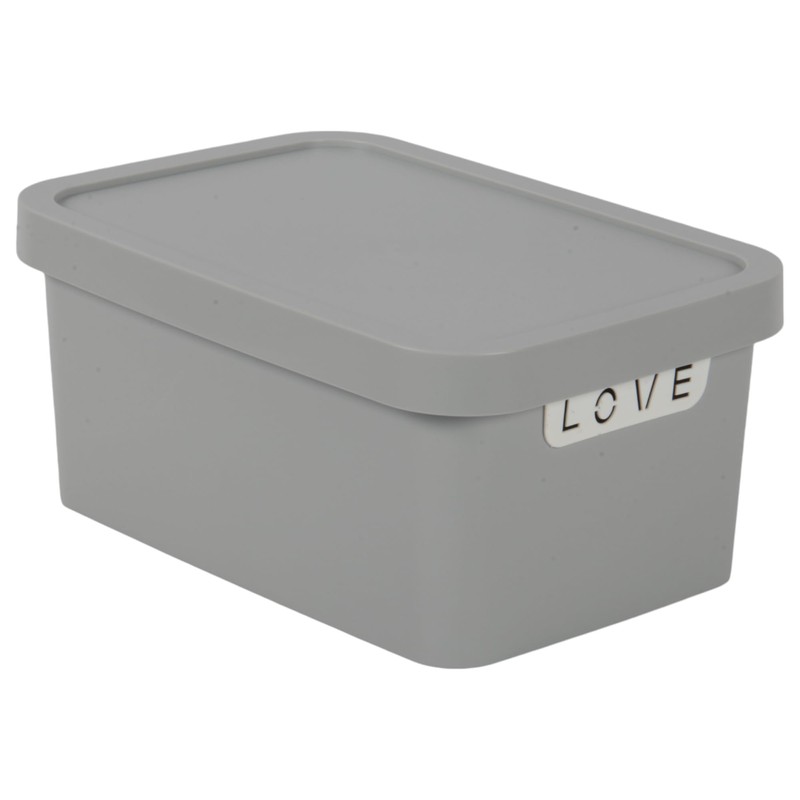 Jolie Max Plastic Storage Box with Lid, Stackable & Space-Saving