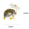 GFM® Hedgehog Brooch with Umbrella - (Black White)-(Brch-HH-UMB-KLSFD)