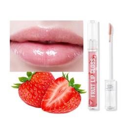Strawberry Lip Protection Lip Balm Lip Oil, No-Sticky Hydrating Lip Protection Anti-Drying Natural Lip Care, All Day Moisturizing Care Lip Repair Lip Plumper Gloss