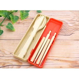 Kokubo GO OUT Military Brick Red Cutlery Set KK-344