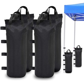 Gazebo Weights 800D Oxford Tent Sandbag, Weight Bag, Sandbags, Fillable Reusable for Gazebo, Folding Gazebo, Tent, Pack of 4