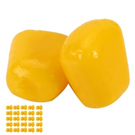 Ejoyous Artificial Corn Baits for Fishing, Pack of 50 Fake Corn Fishing Baits, Artificial Corn, Plastic Artificial Artificial Bait, Carp Accessories, for Freshwater Fishing, Grass Carp, Silver Carp,