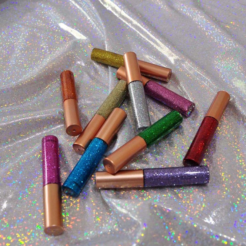 10 Pcs Glitter Liquid Eyeliner Metallic Glitter Eyeshadow Waterproof Long
