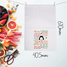 AME-Lie Movie Inspired Gift AME-Lie Broadway Musical Kitchen Towel Theater Musical Fans Housewarming Gift (AME Towel CA)