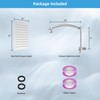Hibbent All Metal Rain Shower Head, 8'' High Pressure Rainfall