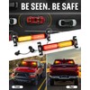 HLauto 1002L Emergency Strobe Traffic Advisor Light Bar: 40LED Dash