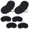 COLLBATH 6pcs Sleep Eye Mask Lightweight High Efficiency Light Blocking