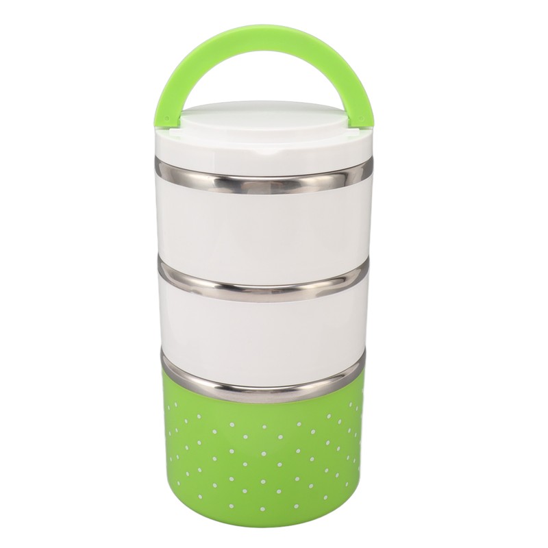 Stackable Stainless Steel Thermal Lunch Container Leakage Proof Retain Freshness