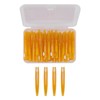 60Pcs Interdental Brush Practical Slim Braces Cleaner with PP Handle