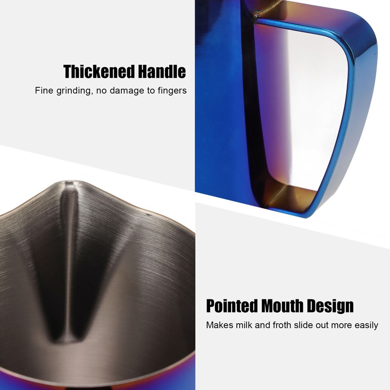 350ml Coffee Art Cup with Pointed Mouth 304 Stainless Steel
