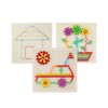 Wooden Peg Board Game DIY Mushroom Nails Jigsaw Puzzle Preschool
