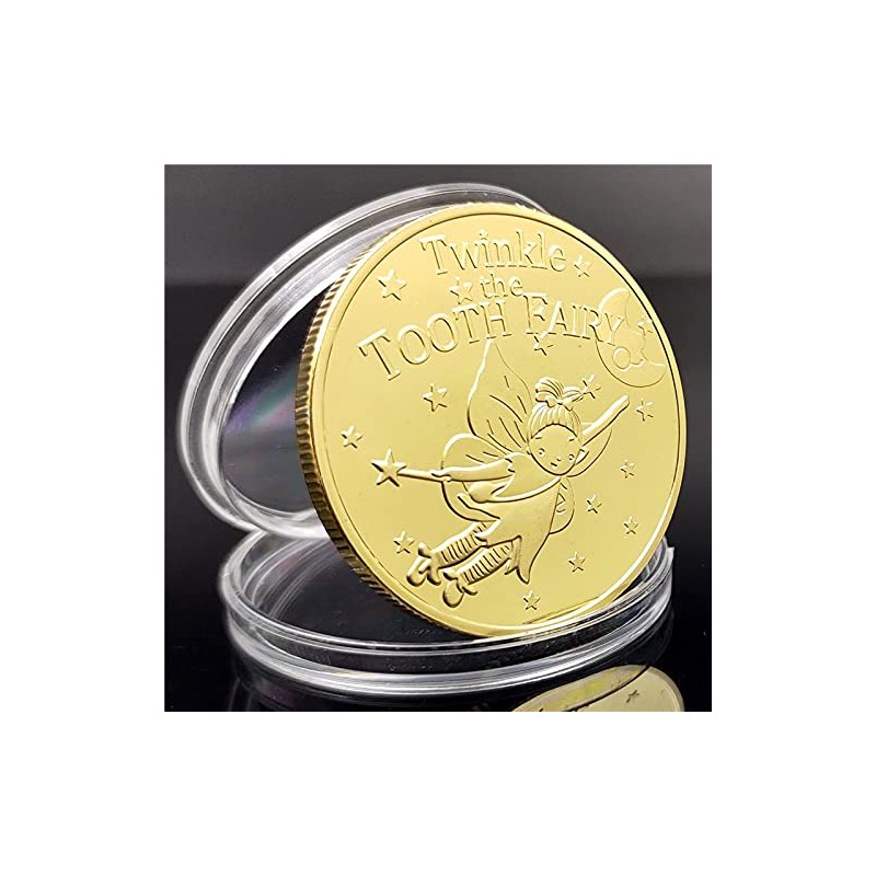 HARPIMER Tooth Fairy Coin Commemorative Coin for Children Gifts for