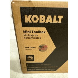 Kobalt Mini Toolbox - Pink Camo - 6242055 NEW Color - Hard to Find
