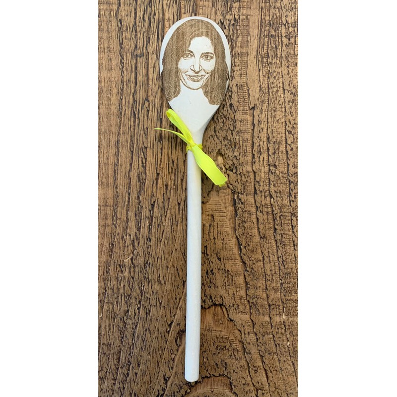 Nigella Lawson Merch Gift Idea Image On A Wooden Spoon-Novelty