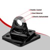 DING.PAI 2 Pack Shackles Mount, D-Ring Shackle Bracket with Backer
