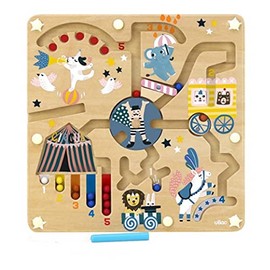 Vilac VIL8522 8522 Circus Magnetic Maze, Medium