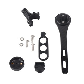 Fishlor Bicycle Computer Holder, Road Bike Cycling Computer Holder Integrated Handlebar Stem for Garmin for Bryton Series(for Garmin)