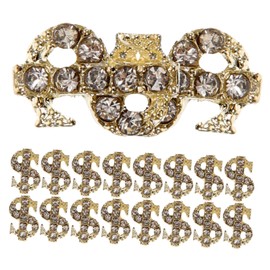 Housoutil 20pcs Nail Charms Cute Metal Manicure Decorations for Nail Art Lovers Easy to Use for Home Salon Manicures for Parties and Events