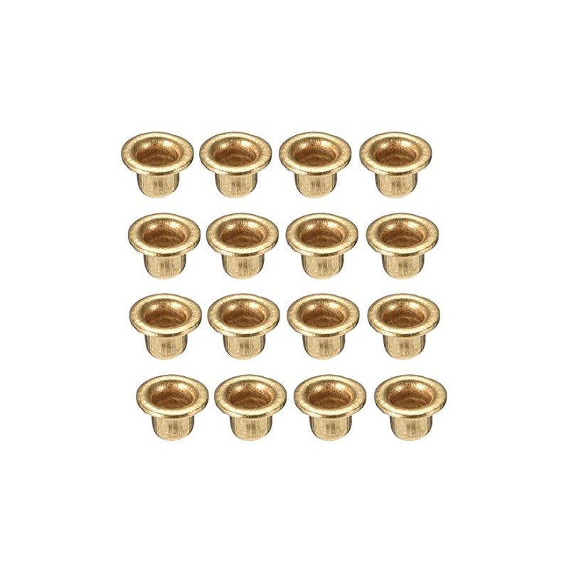 sourcing map Hollow Rivet,3mm x 3mm Through Hole Copper Hollow