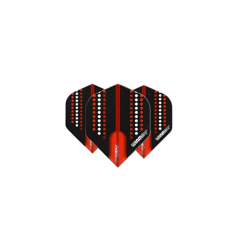 WINMAU Prism Alpha Black & Red Dot Design Extra Thick