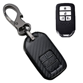 LETINGFAR Key Case for Honda, Smart Key Case, Key Cover, ABS Plastic, 4 Buttons, Dedicated Design for Honda D, Key Holder, For Honda Vezel, s660, Freed, Step Wagon, Odyssey, Fit, CR-Z, CR-V, Jade,