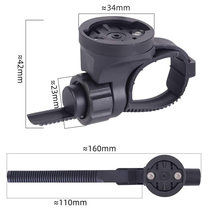 FineGood Bicycle Light Holder Mount Bike Computer GPS Mount Bracket