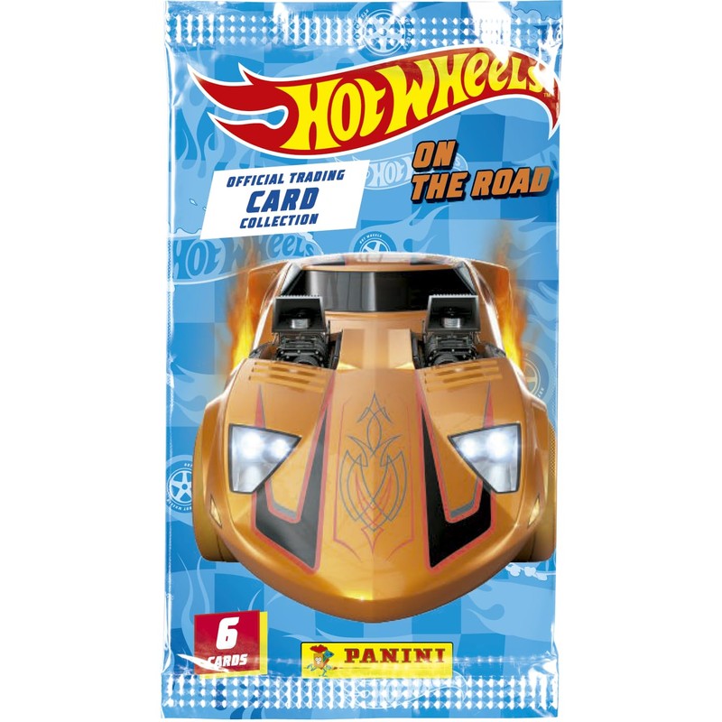 Panini Hot Wheels Trading Cards Box of 24 Sleeves +