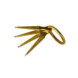 10K 14K 18K Gold .999 Silver Testing Needles Set for Testing Gold Purity Scrap Jewelry Ingot Bars Refining Melting Casting Tool