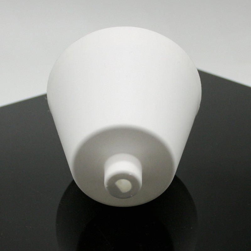 Lamps Canopy White Matt Plastic with Locking Screw for Supply