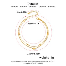 QWALIT Gold Toe Rings for Women Gold Bracelets Heart Anklets for Women Waterproof Toe Rings Non Tarnish Adjustable Womens Big Toe Jewelry Simple Tail Ring
