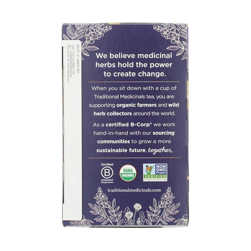 Traditional Medicinals Organic Nighty Night with Passionflower Herbal Tea, Promotes