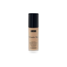 PUPA Milano Wonder Me Foundation Waterproof - 050 Deep Sand, Warm, Dark, 30 ml