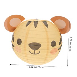 Operitacx Animal Paper Lanterns Jungle Birthday Party Supplies Decorative Hangings Classroom Decor