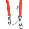 kangyuan 2pcs BUNGEE LEASH CORD Fabric Safety Cord Spring Snap
