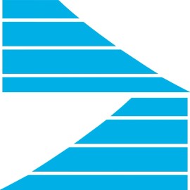 Unbranded RV GRAPHICS RIVERSIDE RETRO OEM AQUA BLUE RESTORE TRAILER SIDE STRIPES L&R