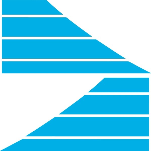 Unbranded RV GRAPHICS RIVERSIDE RETRO OEM AQUA BLUE RESTORE TRAILER