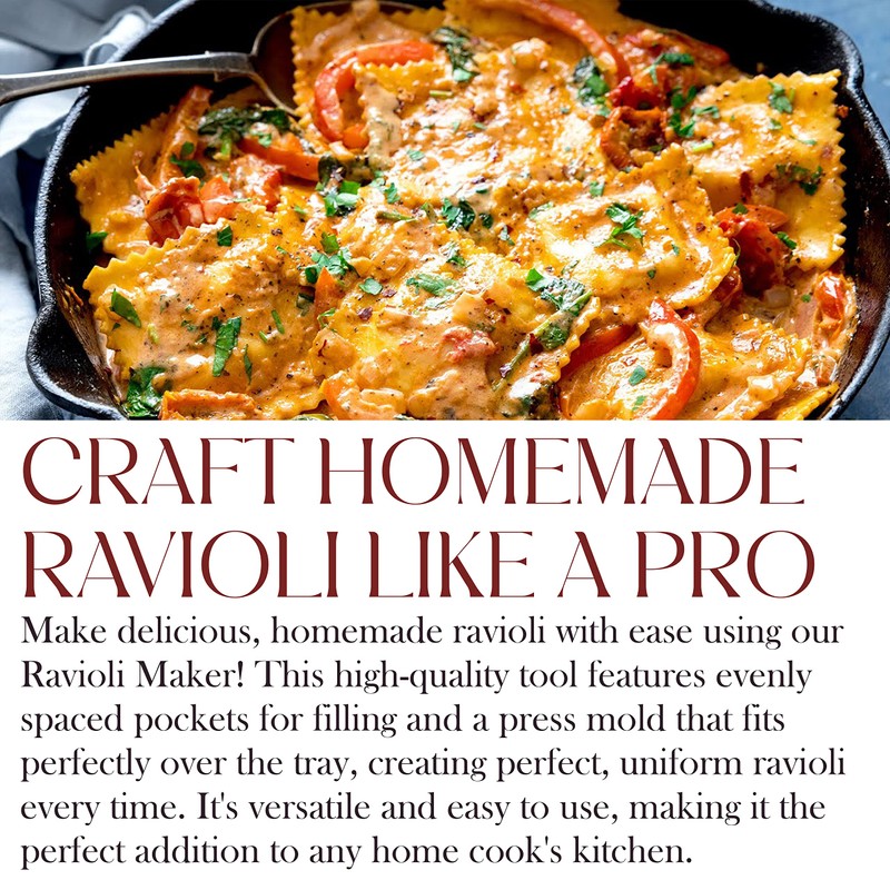 Bellemain Ravioli Maker Press | Pelmeni Mold, Pierogi Press, Potsticker