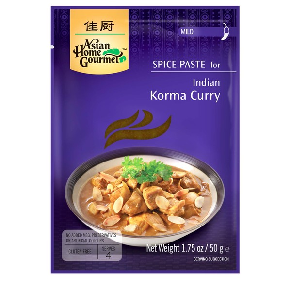 Asian Home Gourmet: Indian Korma Curry 1.75 oz (Pack of 12)