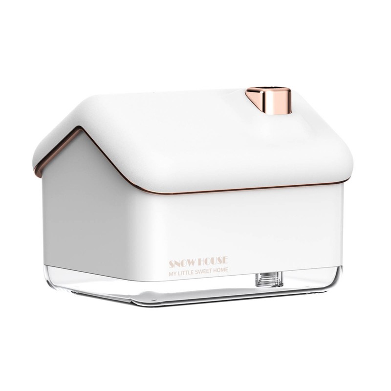 Snow House Mini Humidifier USB Nano Atomization Humidifier with Night