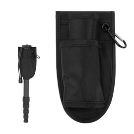 Akozon Monopod Belt Holder Waist Monopod,Portable Waist Bag Pouch Pocket Case Pack for Supporting DSLR Camera Monopod