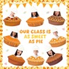 Ctosree 48 Pcs Thanksgiving Pumpkin Pie Bulletin Board Photo Cutout