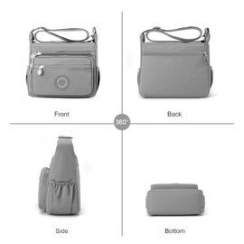 ModaZeal Womens Cross Body Bag, Waterproof Nylon Shoulder Bags Tote Handbag Lightweight Messenger Bag for Everyday Use