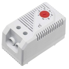 Thermostat 0-60°C N/C for Heating | 19" Appliance/Cabinet Rack Thermostats Casing/Cabinet Shelves 1 Piece - TM-KTO011