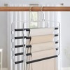 Cycleacc Pants Hangers Space Saving, 2 Pack Anti-Slip Space Saving