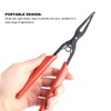 Optical Fiber Pliers Flange Long Nose Rubber Anti Slip Handle