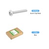sourcing map 15Pcs M6-1x45mm Flanged Button Head Socket Cap Screws,