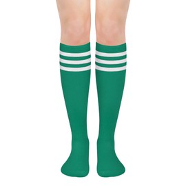Olreco Green Socks Green Knee High Socks for Women St Patricks Day Sock Womens High Sock St. Patricks Day Accessories Costume