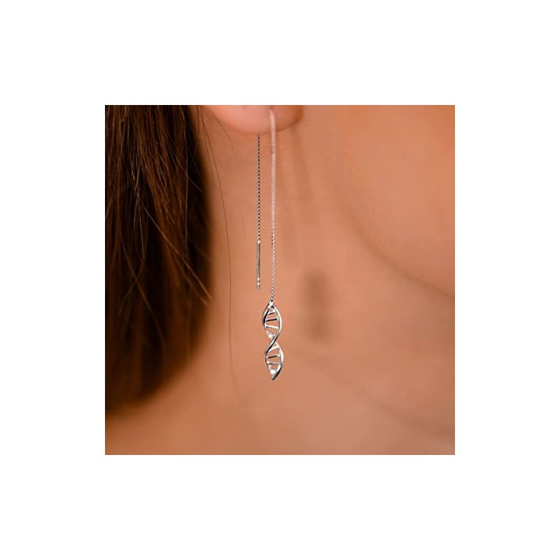 MATERIA by Matthias Wagner SO-27 Women's Earrings 925 Silver Spiral