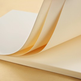 Happier A4 A3 Kent Paper 50 Sheets Comic Illustration Sketch Drawing Natural White Extra Thick Drawing Drawing Paper (Natural, A4, 250g/㎡, 50 Sheets)