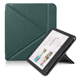 DUEDUE for Kobo Libra Colour Cover (2024), Kobo Libra Color (Model: N428) eReader Case, Sleep/Wake Technology Built-in 2-Way Stand, Lightweight Premium PU Leather Protective Cover, Green